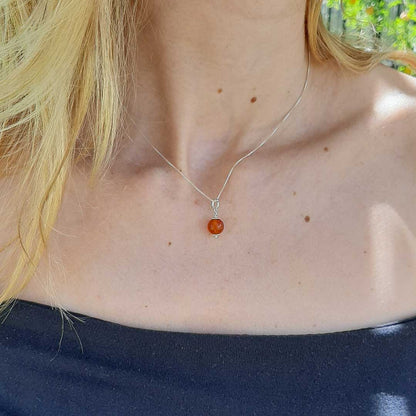 CORNIOLA - Collana in argento 925 - Zen Home