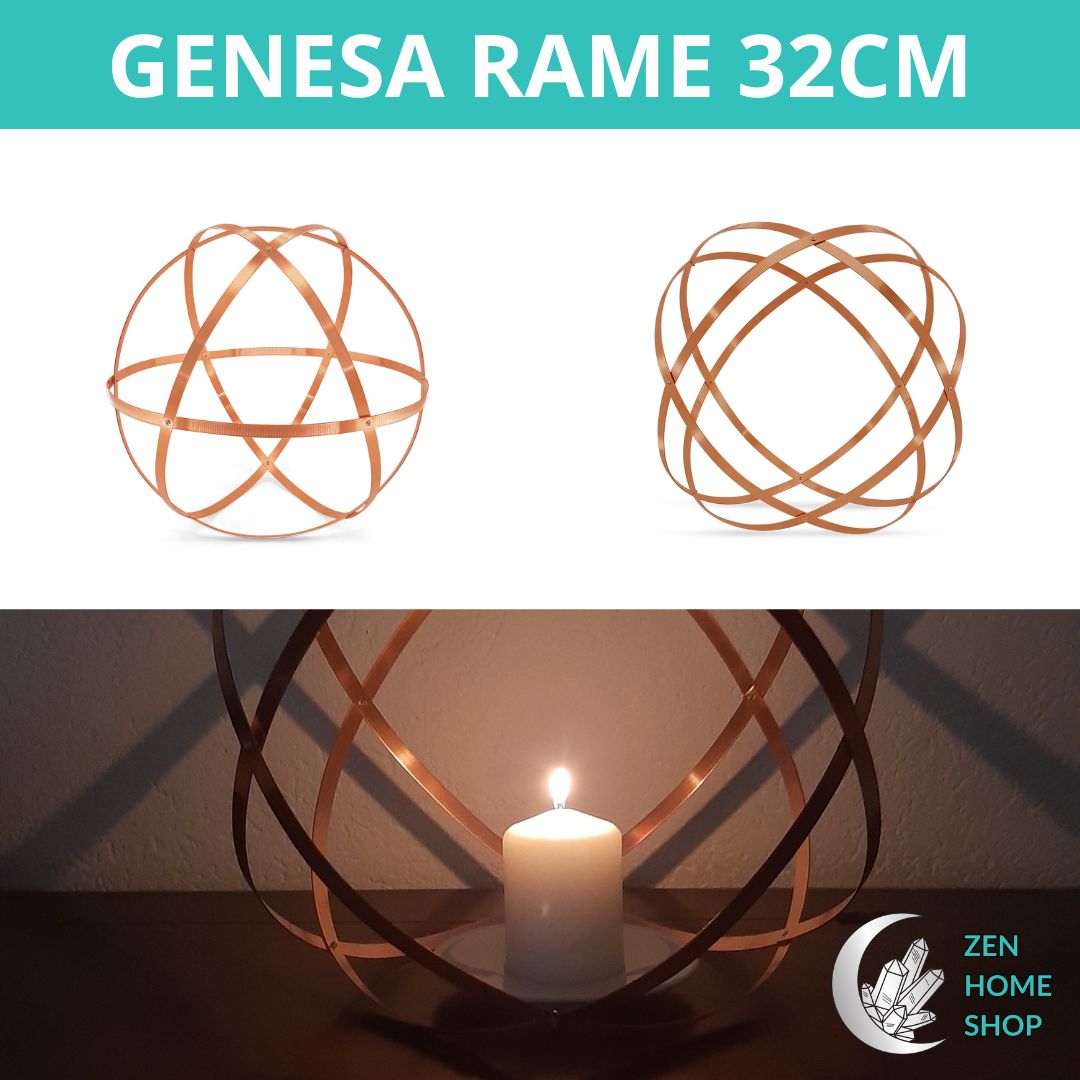 genesa crystal grande in rame misura 16 e 32 cm - Zen Home