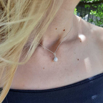 HOWLITE - Collana in Argento 925 - Zen Home