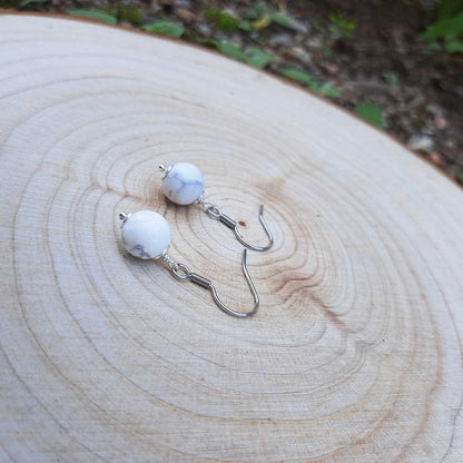 HOWLITE - Orecchini in acciaio inossidabile free nickel - Zen Home