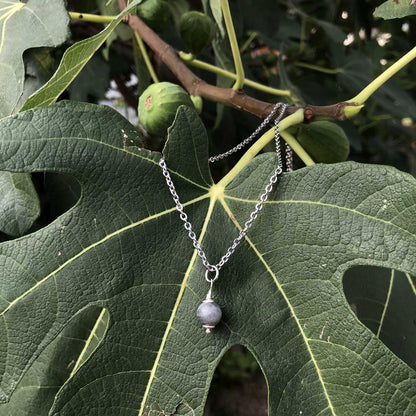 LABRADORITE - Collana regolabile in acciaio inossidabile free nickel - Zen Home