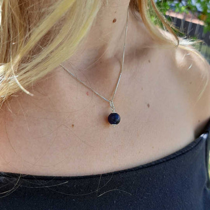 LAPISLAZZULI - Collana in Argento 925 - Zen Home