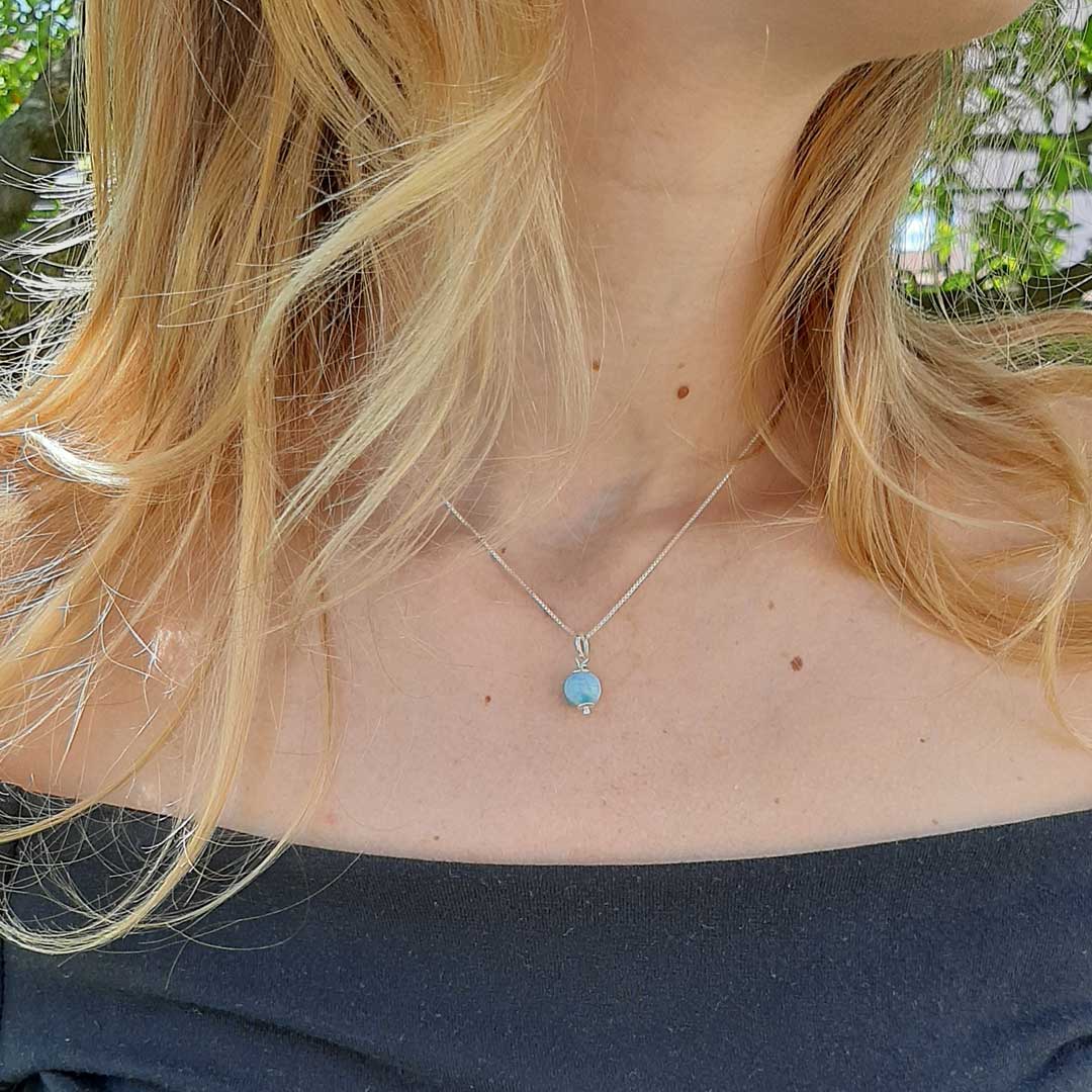 LARIMAR - Collana in argento 925 - Zen Home