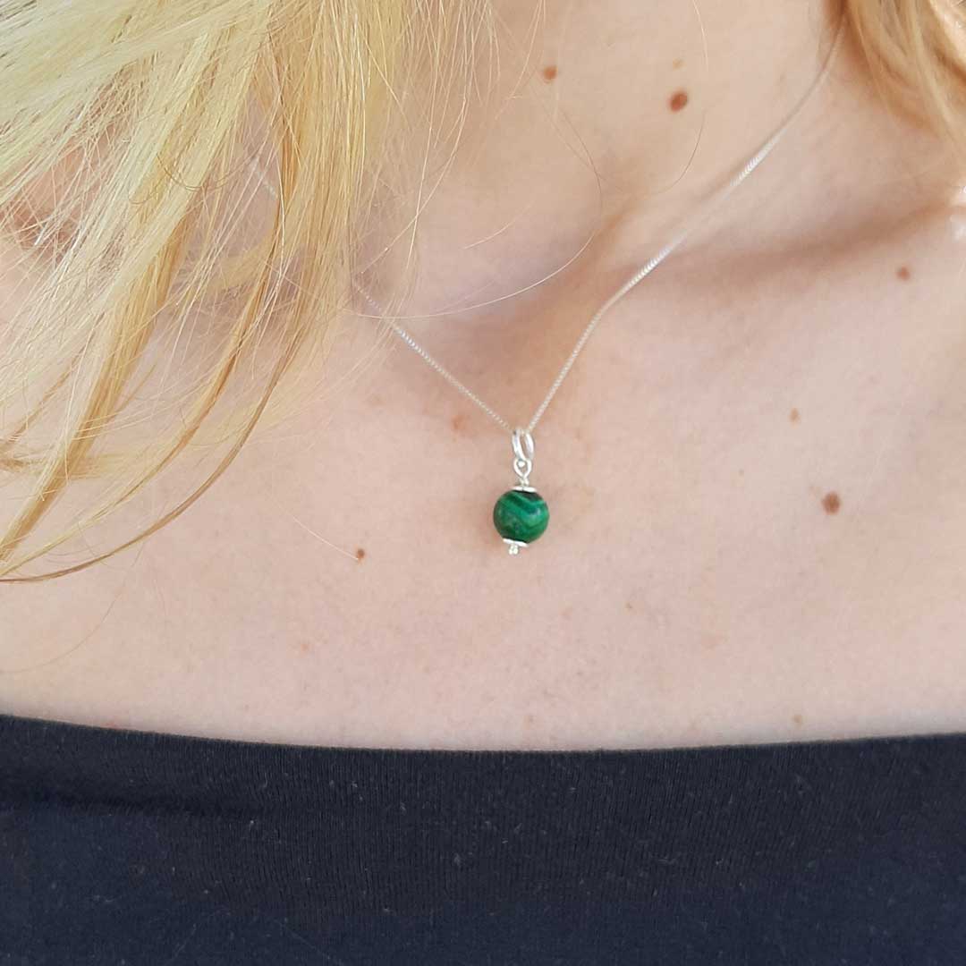 MALACHITE - Collana in Argento 925 - Zen Home