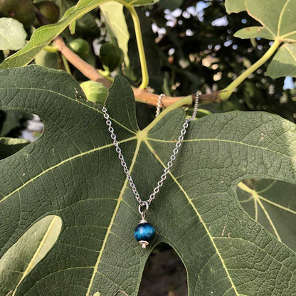 OCCHIO DI TIGRE BLU - Collana regolabile in acciaio inossidabile free nickel - Zen Home