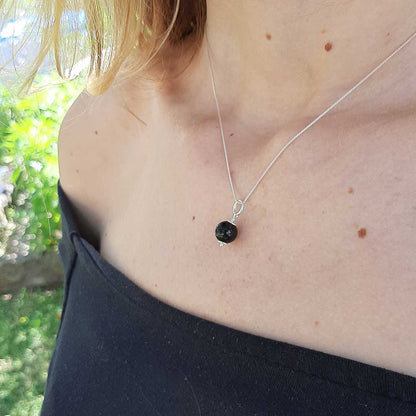 ONICE NERA - Collana in Argento 925 - Zen Home
