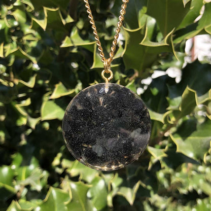 Orgonite con pietra naturale onice nera e albero della vita - Zen Home