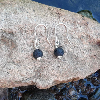 PIETRA LAVA - Orecchini in Argento 925 - Zen Home