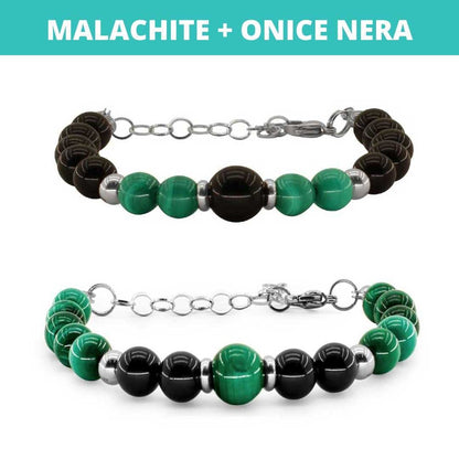 Set doppio bracciale con pietra naturale scontato del 50% - Zen Home