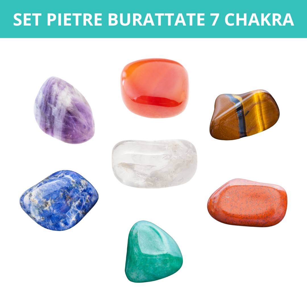 Set pietre naturali burattate dei 7 Chakra - Zen Home (17184779)