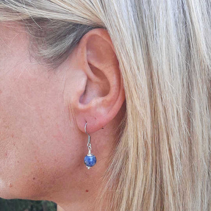 SODALITE - Orecchini in acciaio inossidabile free nickel - Zen Home