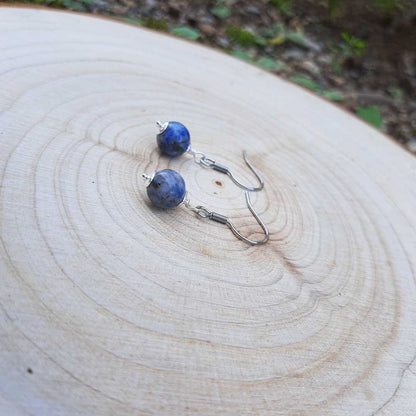 SODALITE - Orecchini in acciaio inossidabile free nickel - Zen Home