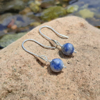 SODALITE - Orecchini In Argento 925 - Zen Home (17184814)