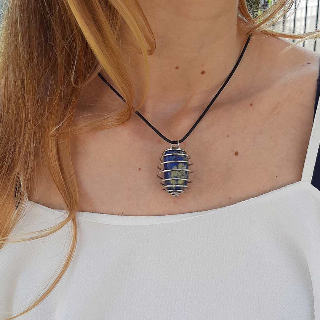 SODALITE - Pietra naturale burattata - Zen Home