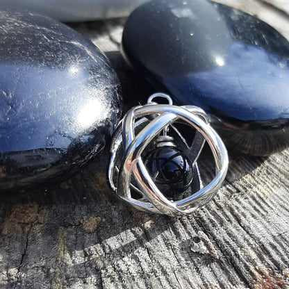 Ciondolo Genesa in Tormalina Nera