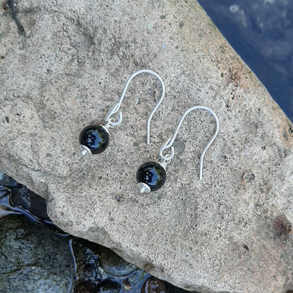 Orecchini in Argento 925 colore nero